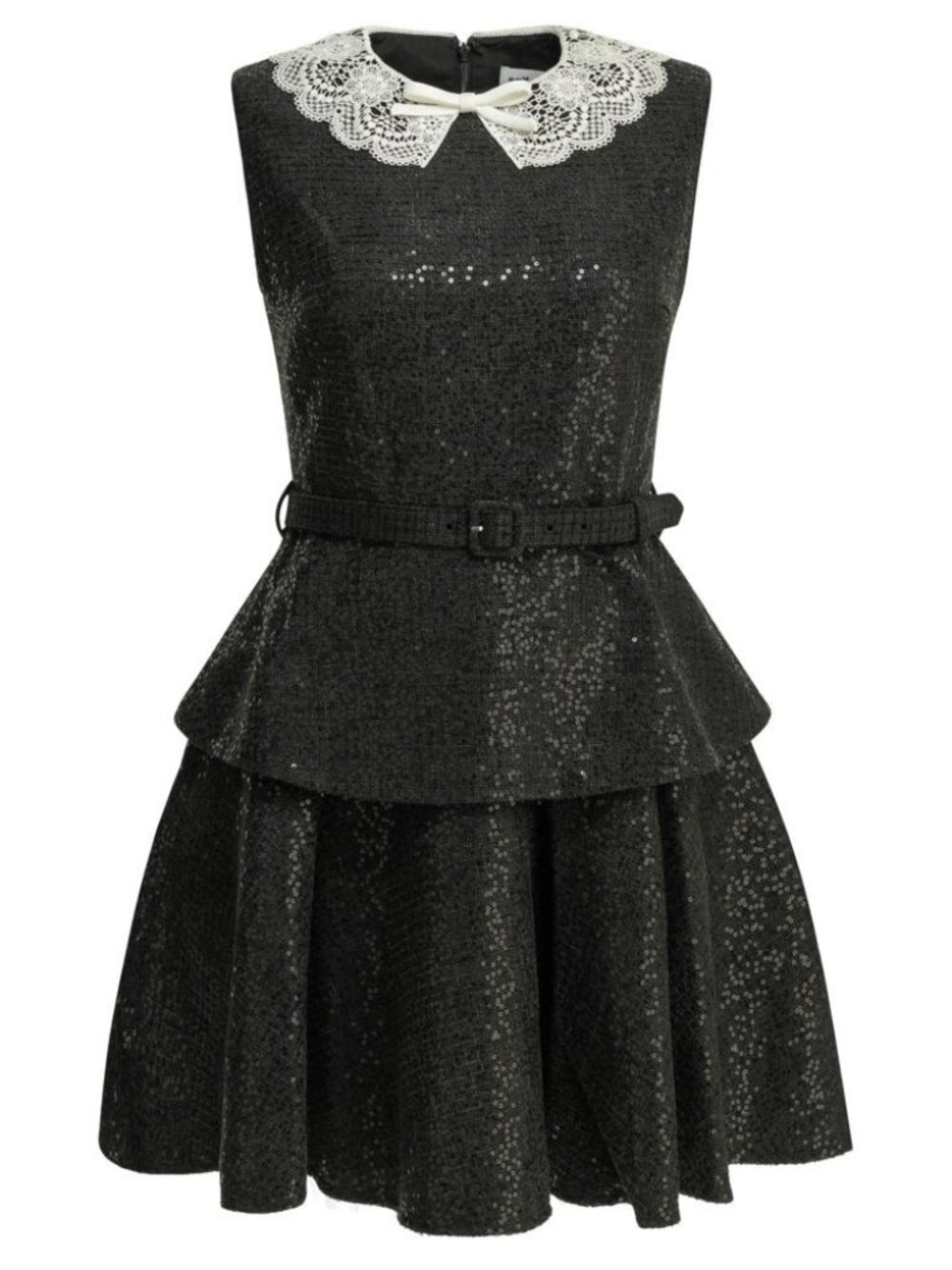 Self-Portrait Short Sequin Dress Tag Size 14 Women - Picture 1 of 4